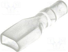 ST-005-OK, Корпус наконечника, прямой, для наконечников 6,3мм, Мат-л: ПВХ