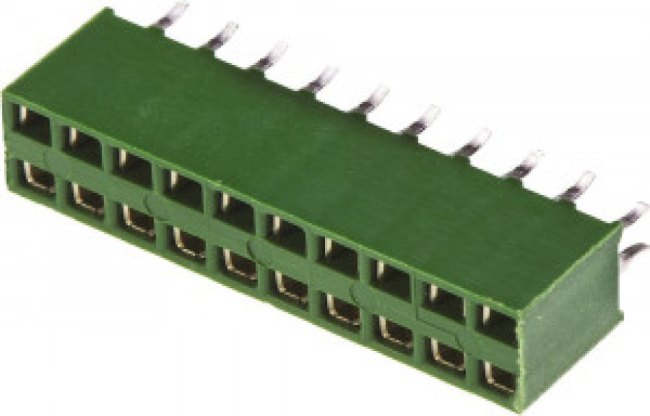 1-215307-0, Headers &amp; Wire Housings 2X10P HV-100 RCPT TE