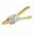 BU-78K, Gold Kelvin Clip, 10A, 12mm Jaw Opening, Gold Plating
