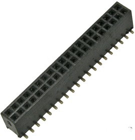 PBD1.27-40SA, Гнездо для плат 1.27 мм , 40 контактов