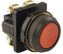 Выключатель кнопочный КЕ-011 У3 исп.2 1з+1р цилиндр IP40 10А 660В красн. Электротехник ET502423