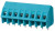 TB008A-508-08BE, Fixed Terminal Blocks Terminal block, screw type, 5.08 , 45, 8 poles, CUI Blue, slotted screw, PCB mount