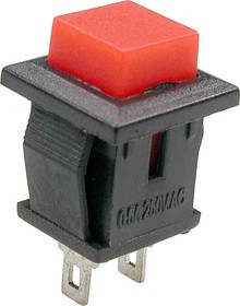 PB-02R, Кнопка красная без фиксации (SPA-108B1)(PSW9A)