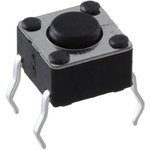 1301.9301, Микропереключатель TACT, SPST-NO, Пол: 2, 0,05A/12ВDC, THT, нет