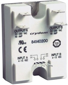 84140010, Relay SSR 24mA 32V DC-IN 25A 280V AC-OUT 8-Pin