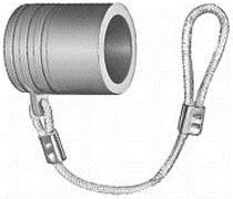 BFG.2B.100.PCSG, Пылезащитная крышка, серый, Plug Cap, Lemo 2S &amp; 2B Series Connectors