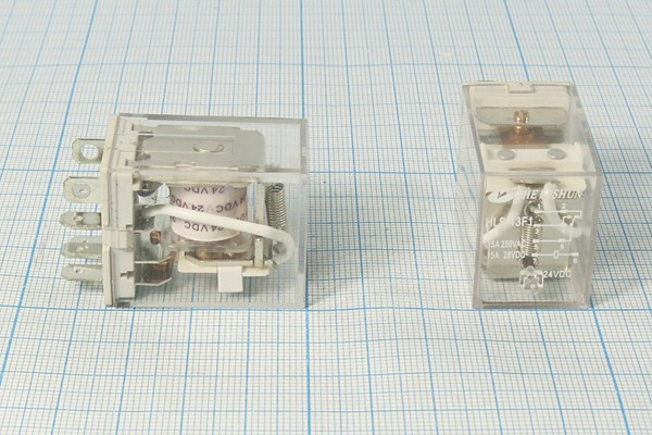 Реле 12В, HJQ-13F-2Z, 2X10A,220В,30В, [13F-2(SCL)]