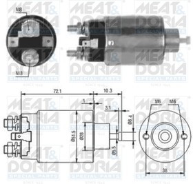 46027, Реле втягивающее (OE) Suzuki G.Vitara 1.6 Mazda 626 IV 2.0 46027, Реле втягивающее (OE) Suzuki G.Vitara 1.6 Mazda 626 IV 2.0
