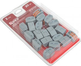 plc-smk-412b-20, Клемма СМК 222-412 с рычагом 2 отверстия блистер (20шт.) EKF PROxima