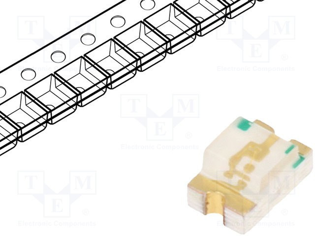 LL-S170PGC-G5-1A, LED; SMD; 0805; green; 300?600mcd; 2x1.25x1.1mm; 120°; 2.6?3.6V