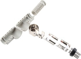 931573517 MAWI 60 B, MAWI 6 Pole Right Angle Din Plug, DIN 45322, 4A, 34 V ac/dc IP30, Male, Cable Mount