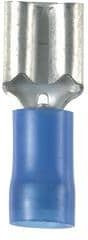 DNF14-250-M, Quick Disconnect Terminal 14-16AWG Brass Blue F 21.08mm Tin Box