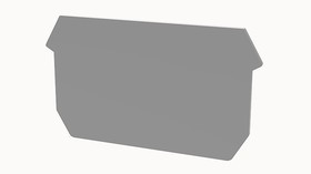 D-PCDK2.5-01P-11-00Z(H), (D-PCDK2.5-01P-11-00AH), Торцевая крышка, для клемм PCDK2.5..., цвет: серый D-PCDK2.5-01P-11-00Z(H), (D-PCDK2.5-01P-11-00AH), Торцевая крышка, для клемм PCDK2.5..., цвет: серый