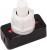 36-3010, Выключатель-кнопка 250V 1А (2с) ON-OFF белый (для настольной лампы)