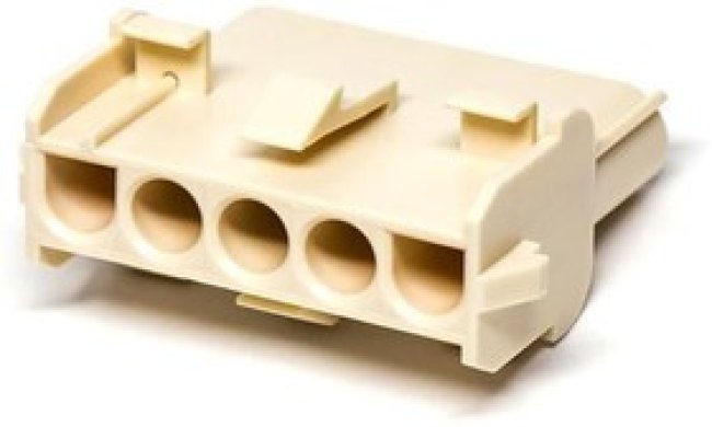350810-2, 6.35mm 5 1 - Rectangular Connectors Housings 350810-2, 6.35mm 5 1 - Rectangular Connectors Housings