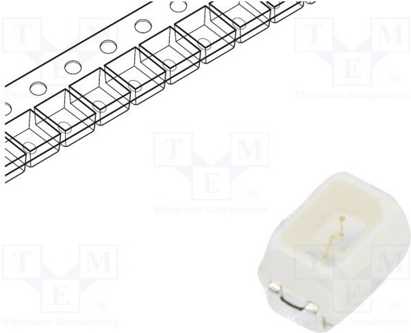 RF-BNRK14TS-CE(WE), LED; SMD; 2014,Mini PLCC2; blue; 280?530mcd; 2x1.4x1.3mm; 120°