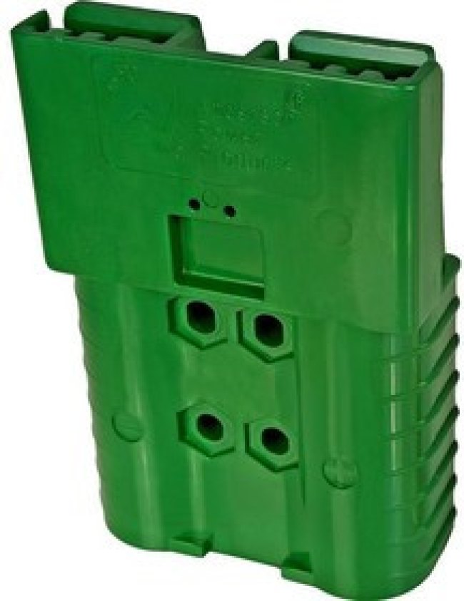 2-8171G4, Heavy Duty Power Connectors SBE320 HOUSING ONLY GREEN