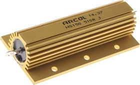 HS150 510R J, 510 150W Wire Wound Chassis Mount Resistor HS150 510R J ±5%