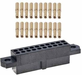 M80-4810805, Power to the Board 4+4 WAY FML CRIMP S/BORE W/HEX JS