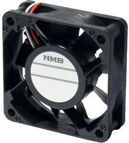 06020SA-24M-EA-00, DC Fans Tubeaxial Fan, 60x60x20mm, 24VDC, 16.6CFM, Flange Mount, Ball, Lead Wires