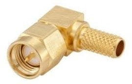 32S207-307L5, RF Connectors / Coaxial Connectors SMA Right Angle Plug