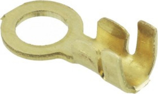 61764-1, Uninsulated Ring Terminal, M3.5 (#6) Stud Size, 0.5mm² to 1.4mm² Wire Size 61764-1, Uninsulated Ring Terminal, M3.5 (#6) Stud Size, 0.5mm² to 1.4mm² Wire Size