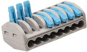 Клемма DIY YOU PCT-218B, быстрозажимной кабельный соединитель, 8 общих проводников N