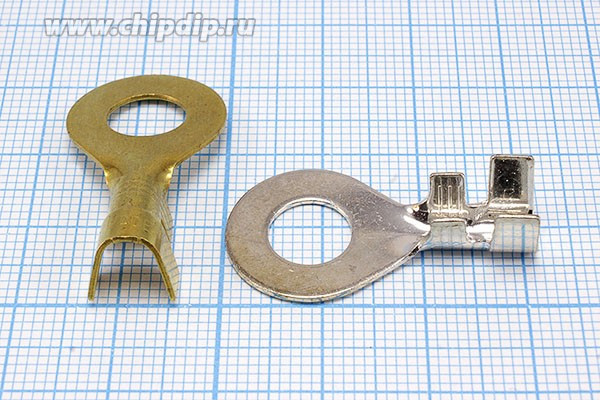 Клемма"O" d 8,3, латунь; №9157 клемма"O" d 8,3\0,7\S4,0~8,0\ лат\\\SKN10-08\