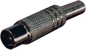 06-0016-A (05-2011-01), Разъем штекер-TV "никель" c пружиной