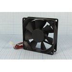 Вентилятор 80x80x25, напряжение 12В, ток 0,19А, выводы 2L, подшипник скольжения, JF0825S1H-R JAMICO