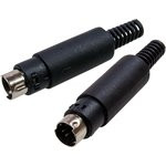 1-410, Разъем mini DIN 4 pin (S-VHS) "шт" пластик на кабель