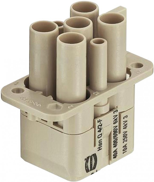 09120073041, HEAVY DUTY INSERT, PLUG, 3+PE, 40A