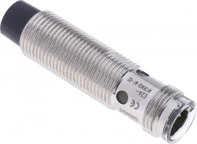 E2A-M12KN08-M1-B2, Inductive Barrel-Style Proximity Sensor, M12 x 1, 8 mm Detection, PNP Output, 12 24 V dc, IP67 E2A-M12KN08-M1-B2, Inductive Barrel-Style Proximity Sensor, M12 x 1, 8 mm Detection, PNP Output, 12 24 V dc, IP67