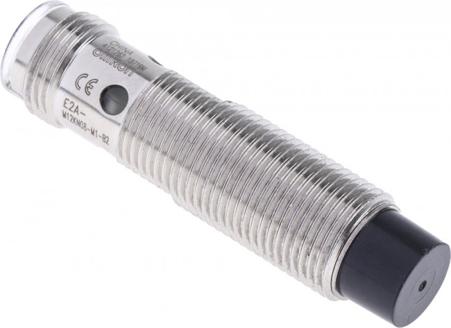 E2A-M12KN08-M1-B2, Inductive Barrel-Style Proximity Sensor, M12 x 1, 8 mm Detection, PNP Output, 12 24 V dc, IP67 E2A-M12KN08-M1-B2, Inductive Barrel-Style Proximity Sensor, M12 x 1, 8 mm Detection, PNP Output, 12 24 V dc, IP67