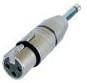 NA2FP, XLR Connectors 3P F XLR - 1/4" MONO PLUG - PRE-WIRED