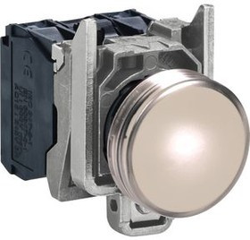 XB4BVB1, Light Indicator White, Complete, Metal, ø22mm, 24V, IP69(K) XB4BVB1, Light Indicator White, Complete, Metal, ø22mm, 24V, IP69(K)