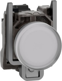 XB4BVB1, Light Indicator White, Complete, Metal, ø22mm, 24V, IP69(K)