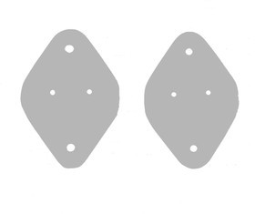 Керамика под ТО-3-2 (Нитрид алюминия) 0,25 х 27 х 41 мм 50 шт Керамика под ТО-3-2 (Нитрид алюминия) 0,25 х 27 х 41 мм 50 шт