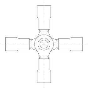 19204-0013, Terminals 4-WAY INSULKRIMP (B- INSULKRIMP (B-2XCX) 19204-0013, Terminals 4-WAY INSULKRIMP (B- INSULKRIMP (B-2XCX)