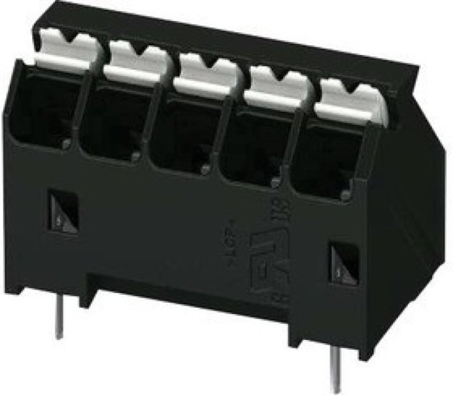 SPTA-THR 1,5/ 5-3,81 R44, Клеммная колодка типа провод к плате, 3.81 мм, 5 вывод(-ов), 16 AWG, 1.5 мм², Вставной