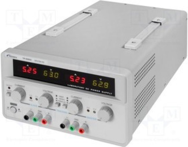 TP-60052, Блок питания лабораторный, Каналы 2, 0-60ВDC, 0-60ВDC