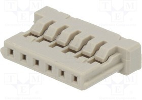 DF14-6S-1.25C, Разъем "мама" DF14 1,25мм PIN 6 без контактов