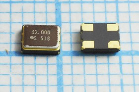 Кварцевый генератор 32МГц 3.3В, HCMOS в корпусе SMD 3.2x2.5мм, гк 32000 \\SMD03225C4\CM\ 3,3В\SCO-32