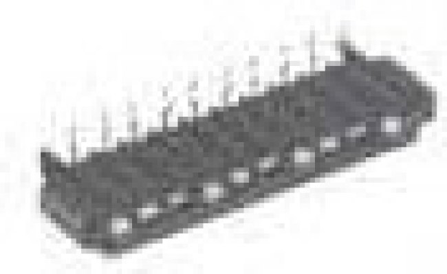 6-520314-0, FFC &amp; FPC Connectors HDR 10P R/A .100 TIN