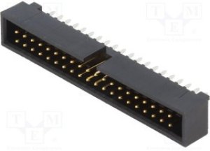 MX-70246-4001, 2.54mm CGrid Hdr Shrd /Slt .38AuLF 40Ckt