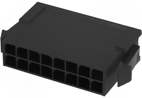 0430201600, Headers &amp; Wire Housings MICRO-FIT 3.0 PLG 02X08P