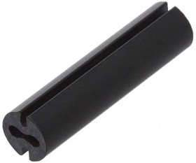 8GE04V80536, Распорная втулка, LED, dвнешн 4,8мм, dLED 3мм, Дл 19мм, черный