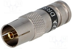 PCT-DRS6IFNT, Вилка, антенный 9,5мм (IEC 169-2), "мама", RG6, компрессионный