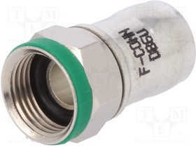 DB6U-25/S, Вилка BNC "папа" 75Ом RG6 компрессионный