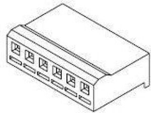 09-50-1041, Headers &amp; Wire Housings 4P HOUSING